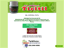 Tablet Screenshot of gelcorporalticitl.com